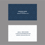 Business card svg template