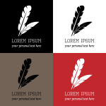 Feather logo concepts