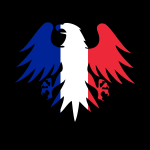French flag eagle crest