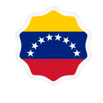 Venezuelan flag sticker symbol