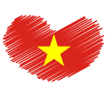 Vietnamese flag patriotic symbol