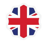 UK flag sticker symbol