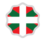 Basque flag sticker clip art