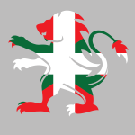 Basque flag heraldic lion