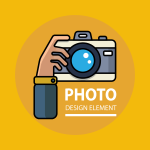 Photography studio logo concept