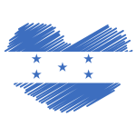 Honduras flag patriotic symbol