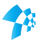 Blue tiles logotype concept