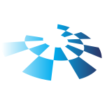 Blue tiles logo design element