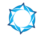 Blue logotype design concept tribal style