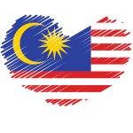 Malaysian flag patriotic symbol