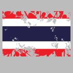 Thailand flag ink grunge