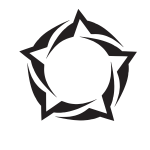 Tribal shape logotype concept
