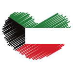 Kuwait flag patriotic symbol