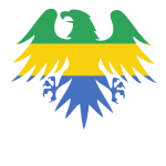 Gabon flag heraldic eagle
