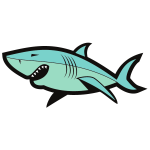 Shark fish clip art