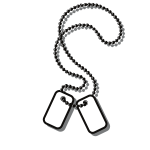 Soldier dog tag clip art