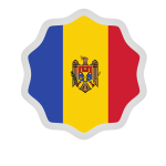 Moldova flag sticker