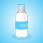 Milk bottle clip art