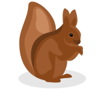 Squirrel vector image-1637523681