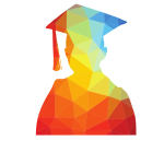 Graduate student silhouette