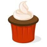 Cupcake vector clip art