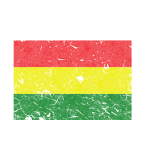 Flag of Bolivia worn out
