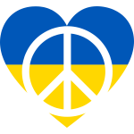 Ukraine peace heart
