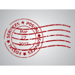Postage stamp clip art