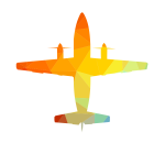 World War 2 airplane silhouette