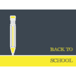 Back to school graphic concept
