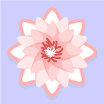 Lotus flower vector clip art