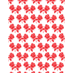 Red roses seamless pattern background