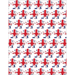 British lion seamless pattern background