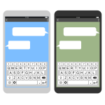 Smartphone messaging screens