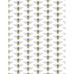 Wasp insects seamless pattern
