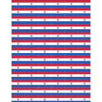 Paraguay flag seamless pattern