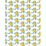 Swedish symbol seamless pattern