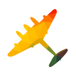 Bomber color silhouette