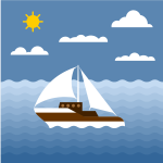 Sailboat on the sea-1665404074