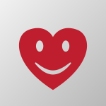 Heart smiley icon