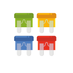 Fuse icons in various colors