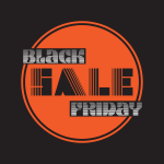 Black Friday sale retro sticker