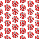 Casino tokens 3d pattern