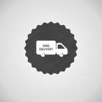 Delivery truck logo concept