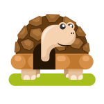 Turtle cartoon graphic