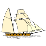 Old Sailing Ship - Colour Remix