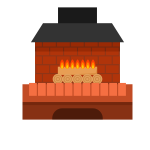 Home fireplace