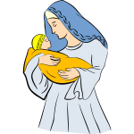 Virgin Mary and baby Jesus-1688293802