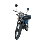 Motocicleta con maletero (estilo Serpento Taypan)