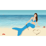 Mermaid on the Beach - Cosplay
